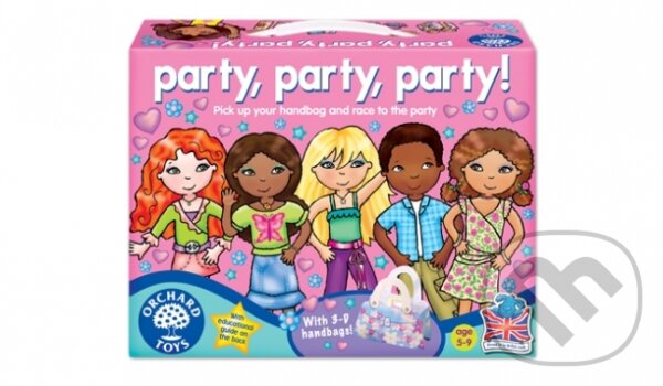 Spoločenská hra: Party, Party, Party! (Dievčatá, párty) (Orchard Toys). Orchard Toys