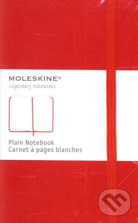 Levně Moleskine - malý čistý zápisník (červený)