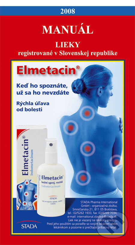 Kniha: Manuál - Lieky registrované v Slovenskej republike 2008 (Pharmamonitoring). Pharmamonitoring, 2008