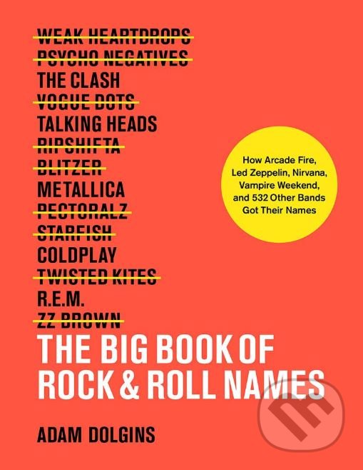 Levně The Big Book of Rock and Roll Names - Adam Dolgins - kniha z kategorie Hudba