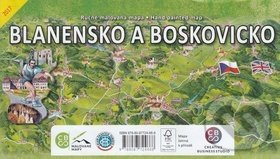 Levně Blanensko a Boskovicko (Ručně malovaná mapa)