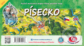 Levně Písecko (Ručně malovaná mapa)