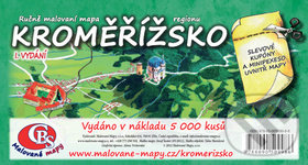 Levně Kroměřížsko (Ručně malovaná mapa)