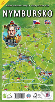 Levně Nymbursko (Ručně malovaná mapa)
