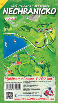 Levně Nechranicko (Ručně malovaná mapa)
