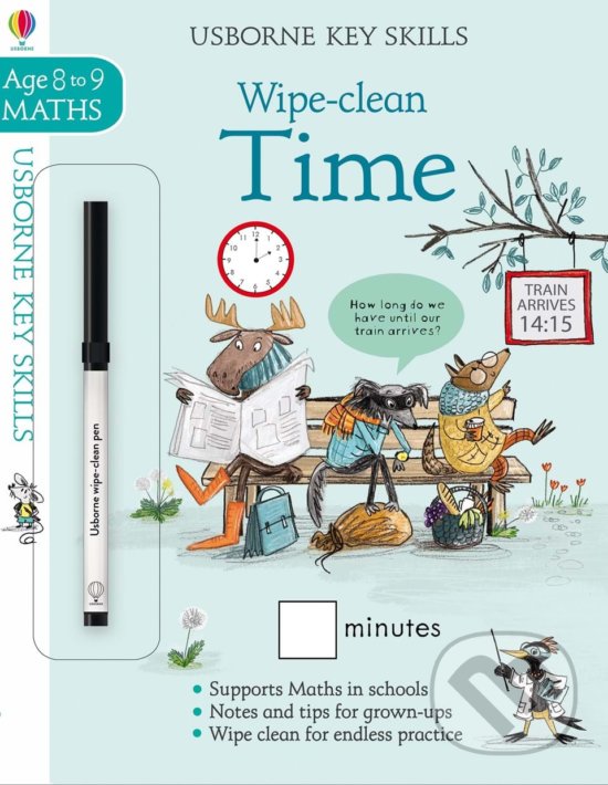 Levně Wipe-clean time 8-9 (pages Dimensions x x mm | 198g) - kniha z kategorie Naučné knihy