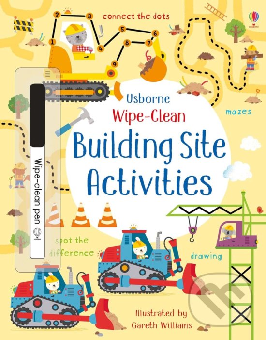 Wipe-Clean Building Site Activities - Kirsteen Robson, Usborne, 2019