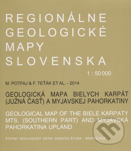 Levně Geologická mapa Bielych Karpát 1:50 000 (Regionálne geologické mapy Slovenska)