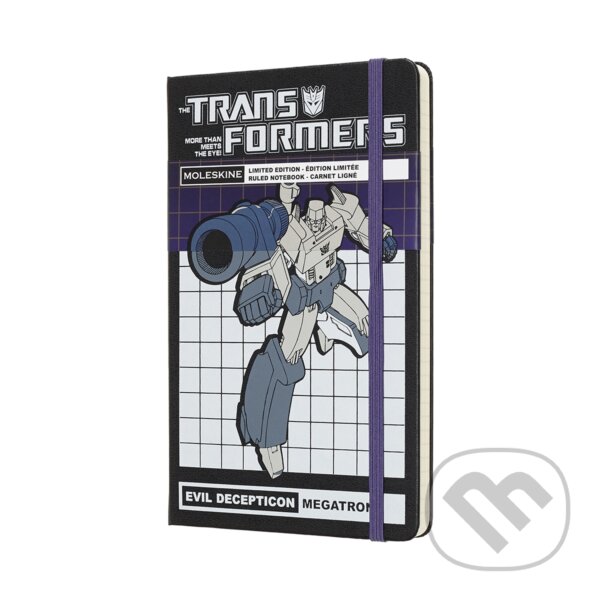 Levně Moleskine - zápisník Transformers Megatron (limitovaná edícia, stredný, linajkovaný)
