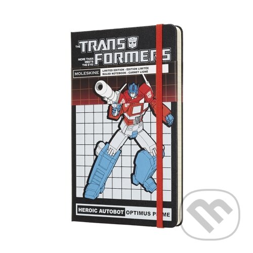 Levně Moleskine - zápisník Transformers Optimus Prime (limitovaná edícia, stredný, linajkovaný)