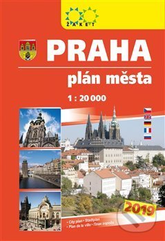 Levně Praha - plán města 2019 (1:20 000) - kniha z kategorie Mapy Európy