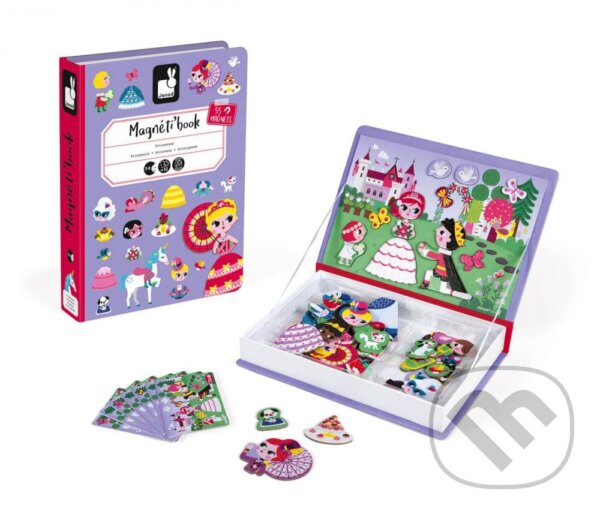 Levně Magnetická kniha skladačka - Magnetibook (Princezné) - hra z kategorie Vzdelávacie hry