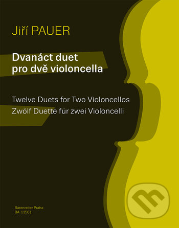 Levně Dvanáct duet pro dvě violoncella - Jiří Pauer - kniha z kategorie Noty