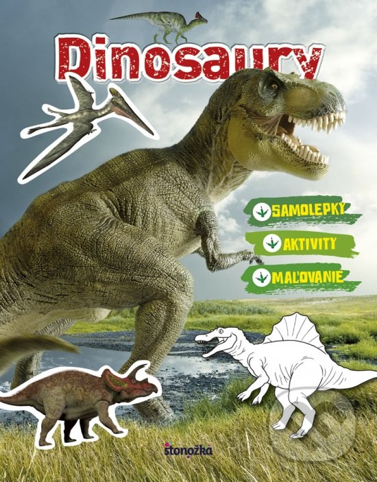 Levně Dinosaury: maľovanie, nalepovanie a aktivity - kniha z kategorie Hravé úlohy