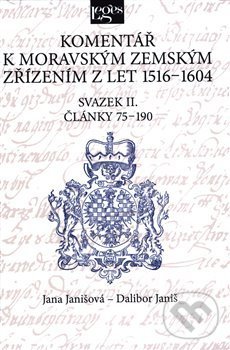 Levně Komentář k moravským zemským zřízením z let 1516-1604 - kniha z kategorie História