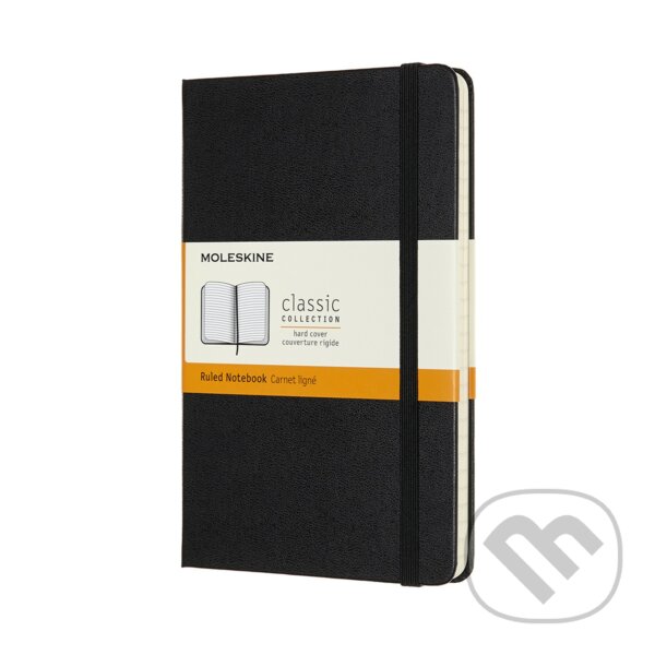 Levně Moleskine - čierny zápisník (malý, linajkovaný)