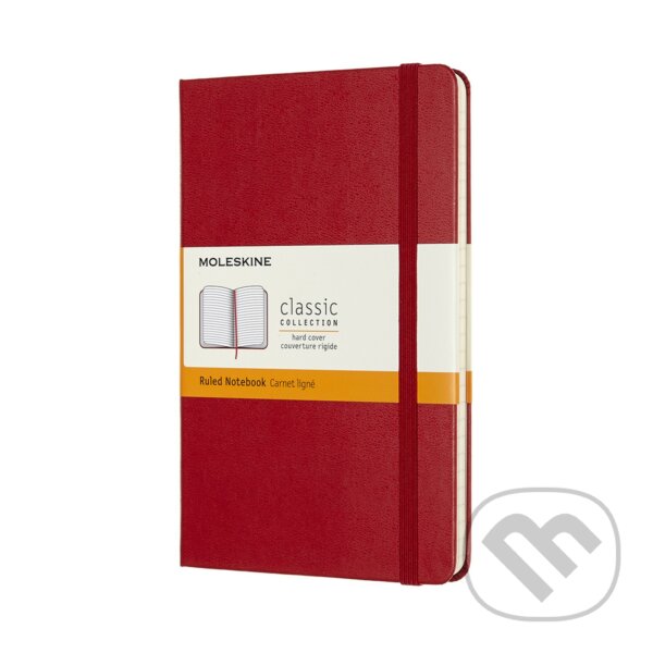 Levně Moleskine - červený zápisník (malý, linajkovaný)