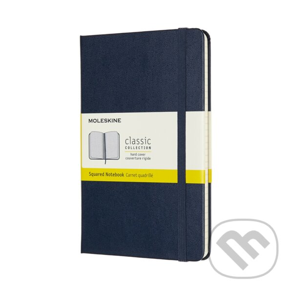 Levně Moleskine - modrý zápisník (malý, štvorčekovaný)