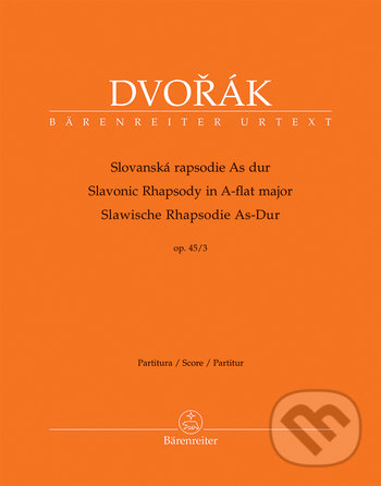 Levně Slovanská rapsodie As Dur op. 45/3 (Partitura / Score / Partitur) - kniha z kategorie Noty