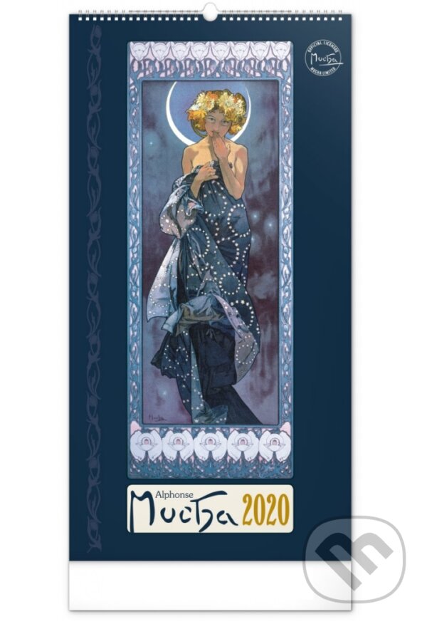 Nástěnný kalendář 2020 - Alfons Mucha, Presco Group, 2019