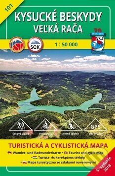 Levně Kysucké Beskydy - Veľká Rača - turistická mapa č. 101
