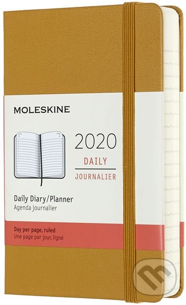 Moleskine – 12-mesačný žltý diár 2020, Moleskine, 2019