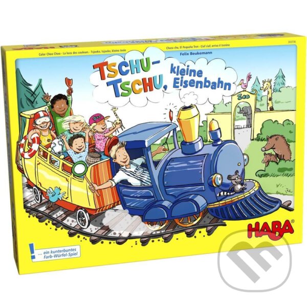 Spoločenská hra: Spoločenská hra Ide vláčik ši-ši-ši (Haba). Haba, 2019