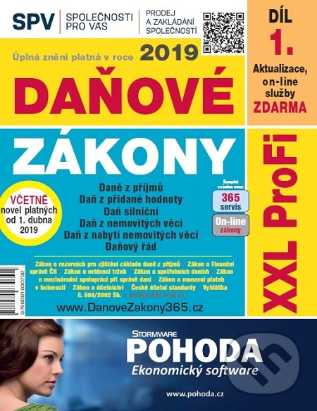 Daňové zákony 2019 ČR XXL ProFi (díl první, první vydání), DonauMedia, 2019