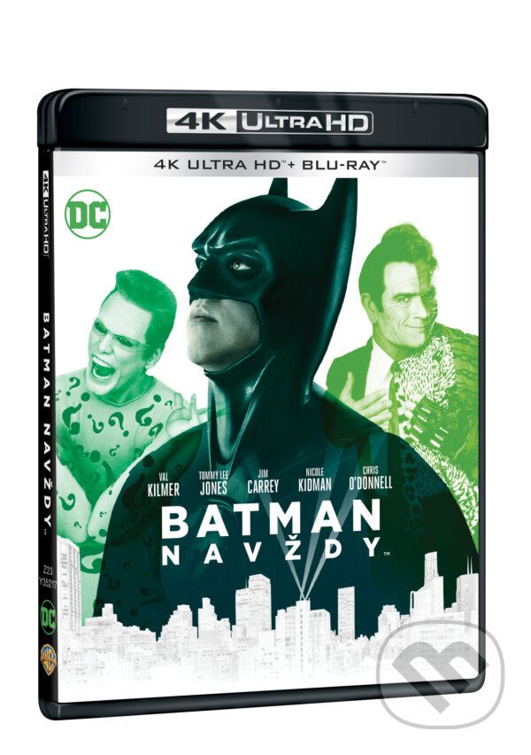 Levně Batman navždy Ultra HD Blu-ray (Ultra Ultra HD Blu-ray + Blu-ray) - film z kategorie Thrillery a detektívky