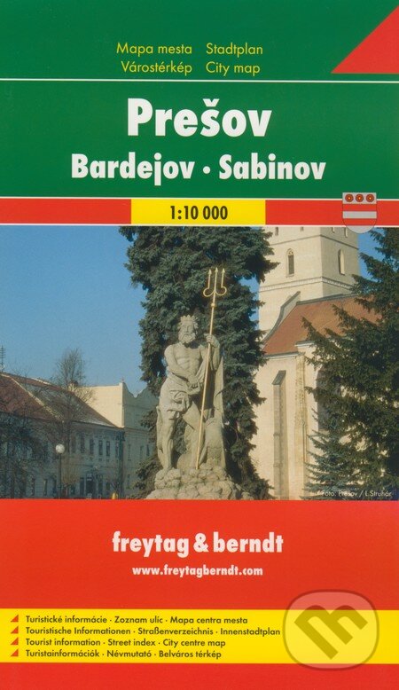 Levně Prešov 1:10 000 (Bardejov, Sabinov)