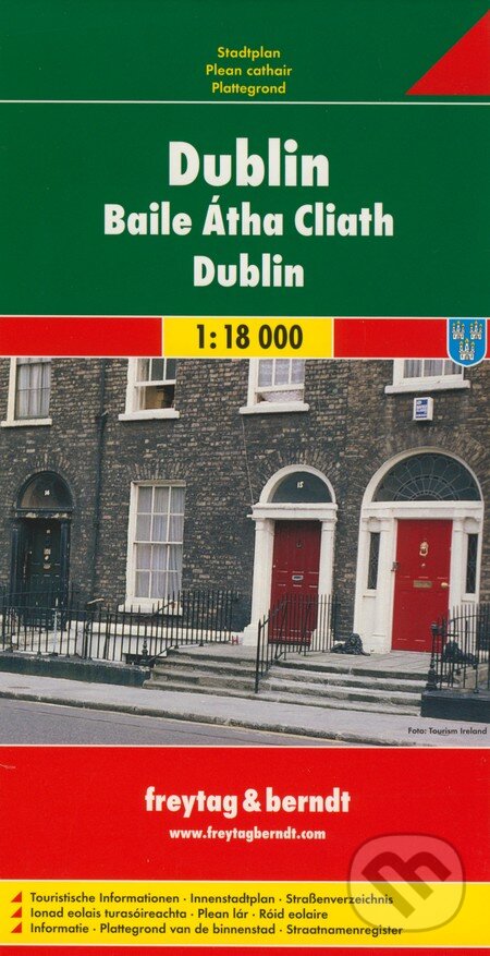 Levně Dublin 1:18 000 (Mapa mesta)