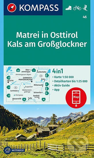 Levně Matrei in Osttirol - Kals am Großglockner (4 in 1, WK 46, 1:50.000)