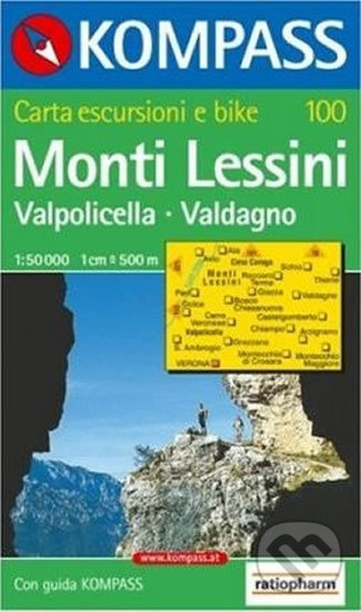 Levně Monti Lessini (Valpolicella – Valdagno (WK 100, 1:50.000))