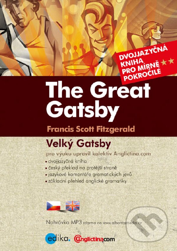 Velký Gatsby / The Great Gatsby - Francis Scott Fitzgerald, Edika, 2017