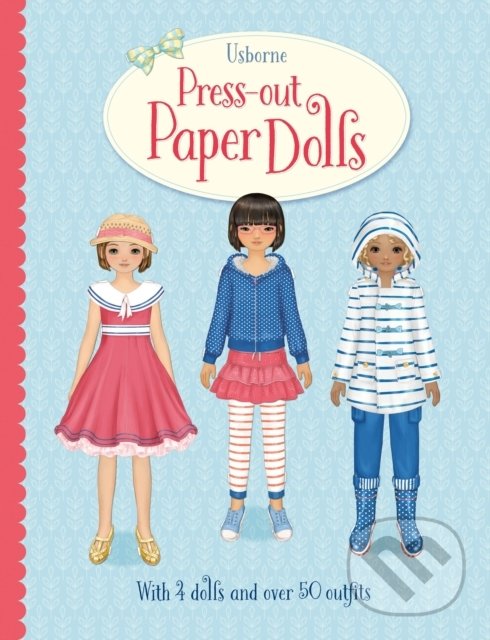 Press-Out Paper Dolls - Fiona Watt, Simona Bursi (ilustrácie), Usborne, 2016