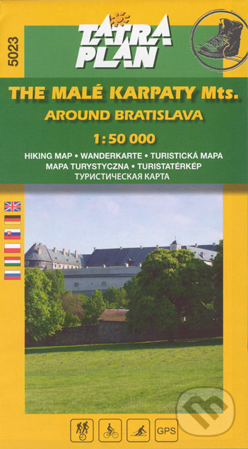 Levně The Malé Karpaty Mts., Surroundings of Bratislavy 1:50 000