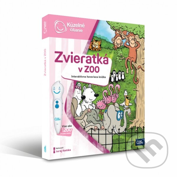 Levně Kúzelné čítanie: Zvieratká v ZOO - kniha z kategorie Vzdelávacie hry