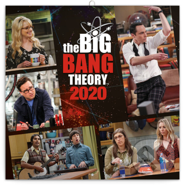 Poznámkový nástěnný kalendář The Big Bang Theory 2020, Presco Group, 2019