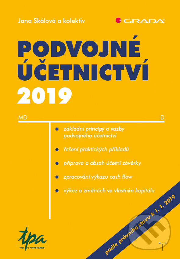 Podvojné účetnictví 2019 - Jana Skálová, Grada, 2019