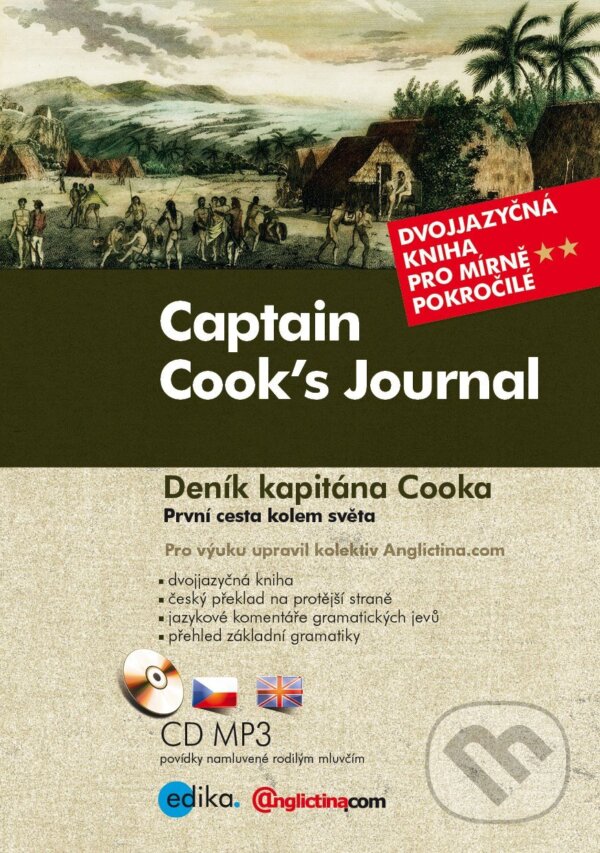 E-kniha: Captain Cook's Journal / Deník kapitána Cooka (Edika). Edika, 2016