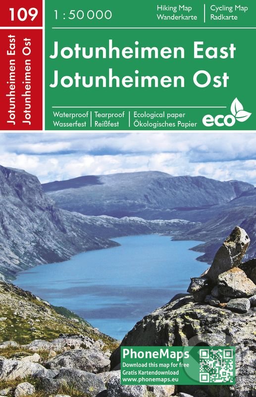 Levně Jotunheimen East 1:50 000 (109)