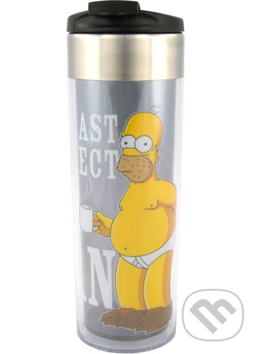 Cestovný hrnček The Simpsons: Homer Last Perfect Man, Simpsons, 2016