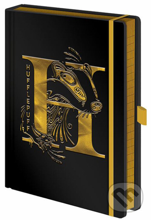 Levně Poznámkový A5 blok Harry Potter: Hufflepuff Foil (linkovaný zápisník)