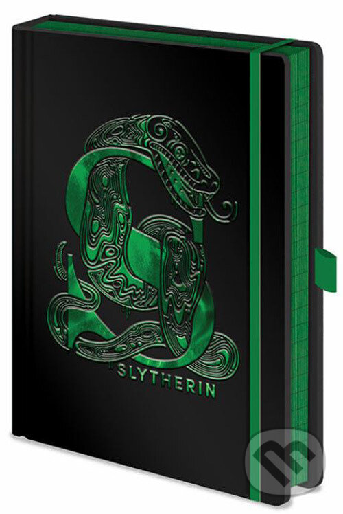 Levně Poznámkový A5 blok Harry Potter: Slytherin Foil (Zmijozel)