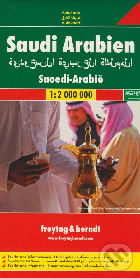 Levně Saudi Arabien 1:2 000 000 (Automapa)