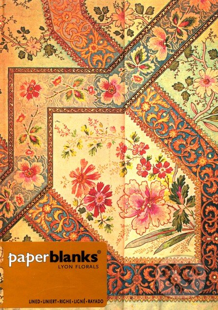 Paperblanks - Filigree Floral Ivory - MIDI - linajkový, Paperblanks