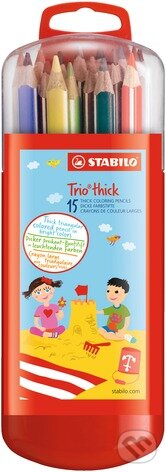 Pastelka Stabilo Trio 15 barev v plastovém boxu Stabilo