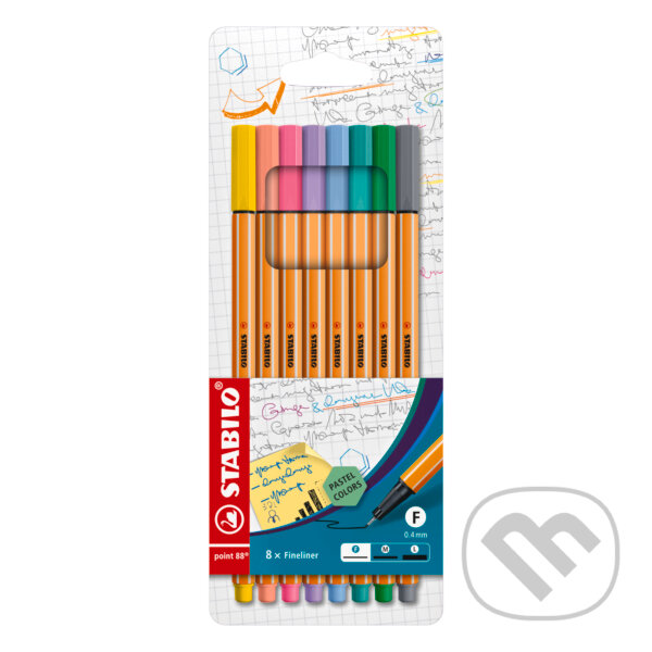 Levně STABILO point 88 8 ks Púzdro "Pastel"