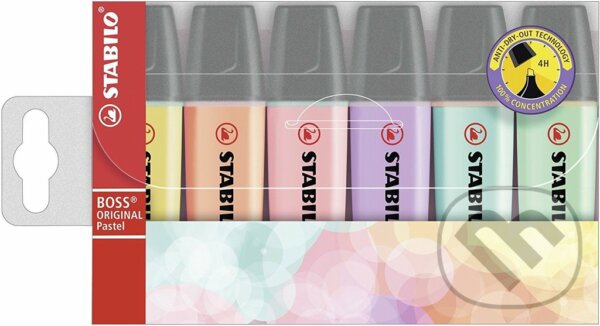 Levně STABILO BOSS ORIGINAL Pastel 6 ks Púzdro