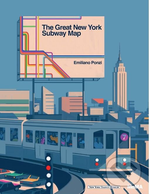 Levně The Great New York Subway Map - Emiliano Ponzi - kniha z kategorie Naučné knihy